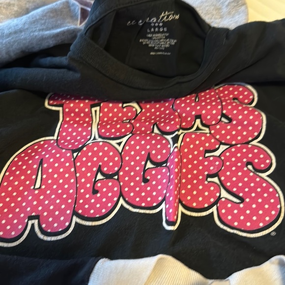 👚SOLD 👚 Texas A&M Tshirt Lot Short and Long Sleeve Women’s XS - Picture 12 of 13